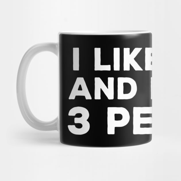 I Like Beer And Maybe 3 People TShirt  Funny by JensAllison